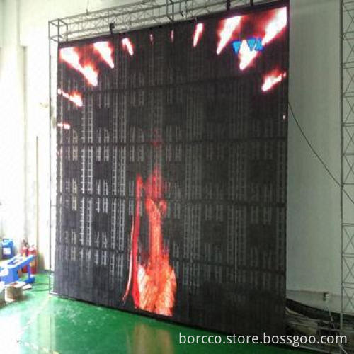 Outdoor Curtain LED Screen with High Resolution and Refresh Rate